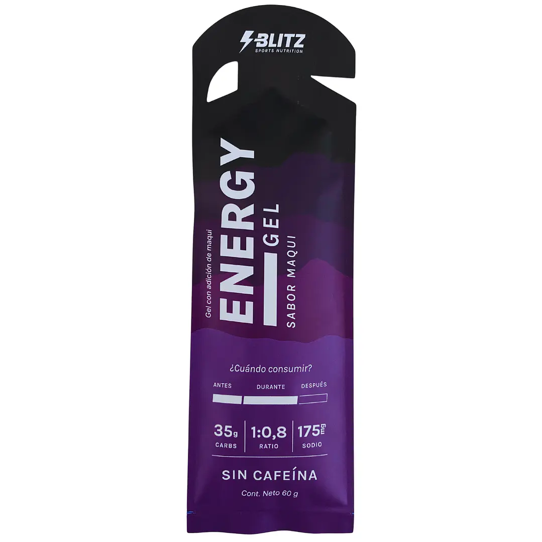 GEL ENERGETICO BLITZ CON Y SIN CAFEINA 6