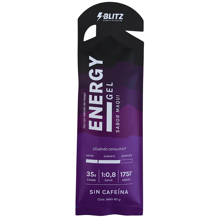 GEL ENERGETICO BLITZ CON Y SIN CAFEINA 6