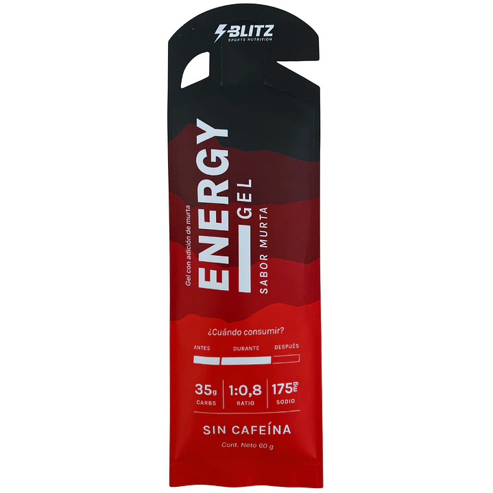 GEL ENERGETICO BLITZ CON Y SIN CAFEINA 8