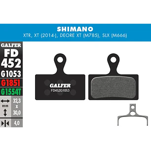 Galfer Pastillas Shimano M985/785/666/7000/8000/9000/9020