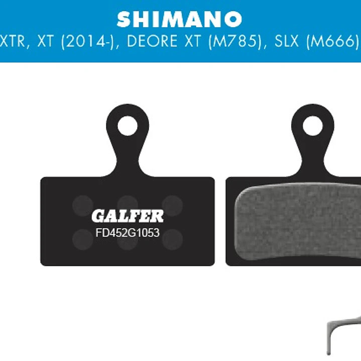 Galfer Pastillas Shimano M985/785/666/7000/8000/9000/9020 1