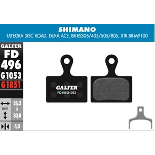 Galfer Pastillas Shimano Ultegra, Dura-Ace, RS305/405/505/805, GRX, XTR M9100