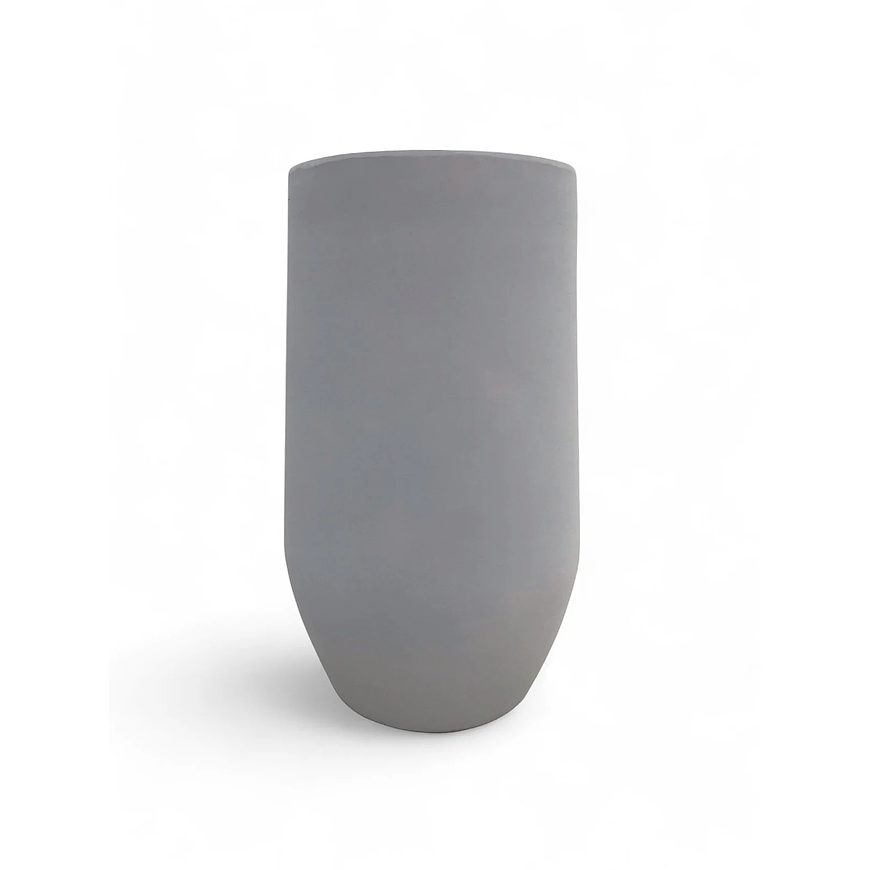 MACETERO FIBROCEMENTO CILINDRO BASE REDONDA Diametro: 45cm Alto: 80cm 3