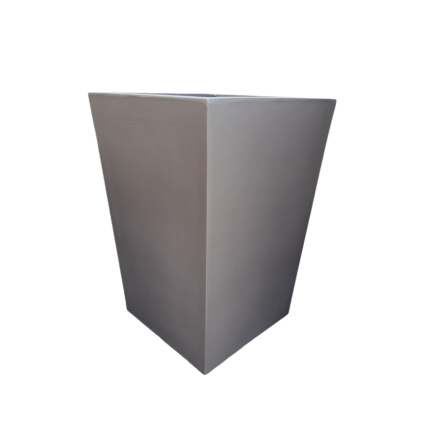 MACETERO FIBROCEMENTO FORMA TRAPECIO Ancho superior: 54cm Ancho Inferior 40cm Alto: 80cm 2