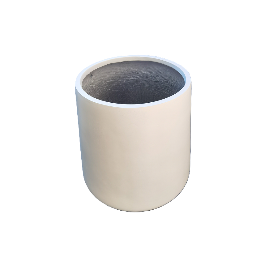 MACETERO FIBROCEMENTO FORMA CILINDRO Diametro: 60cm Alto: 70cm 4