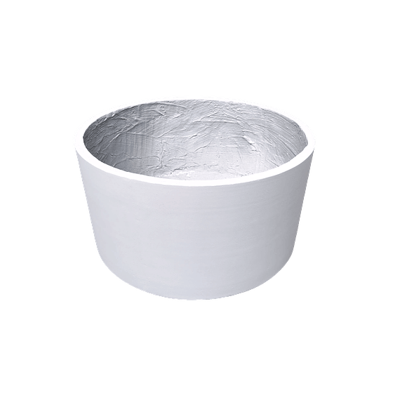 MACETERO FIBROCEMENTO FORMA CILINDRO BAJO Diametro: 75cm Alto: 40cm 5