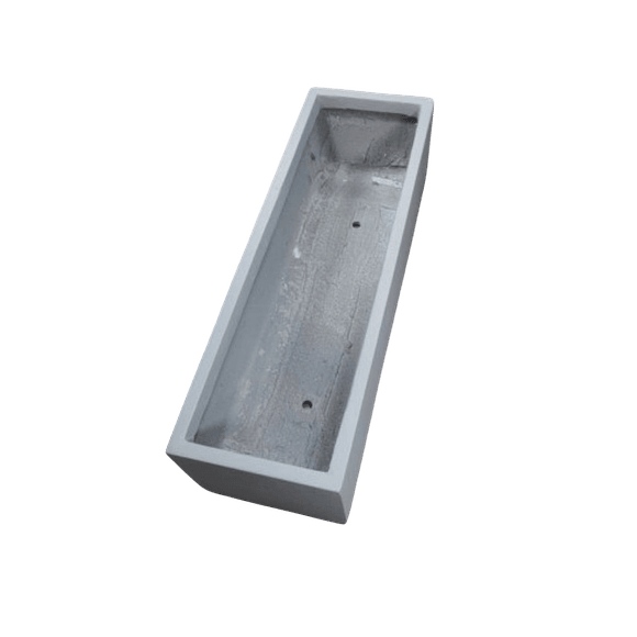  JARDINERA FIBROCEMENTO MOD 1  Largo: 120cm Ancho: 40cm Alto: 30cm  2