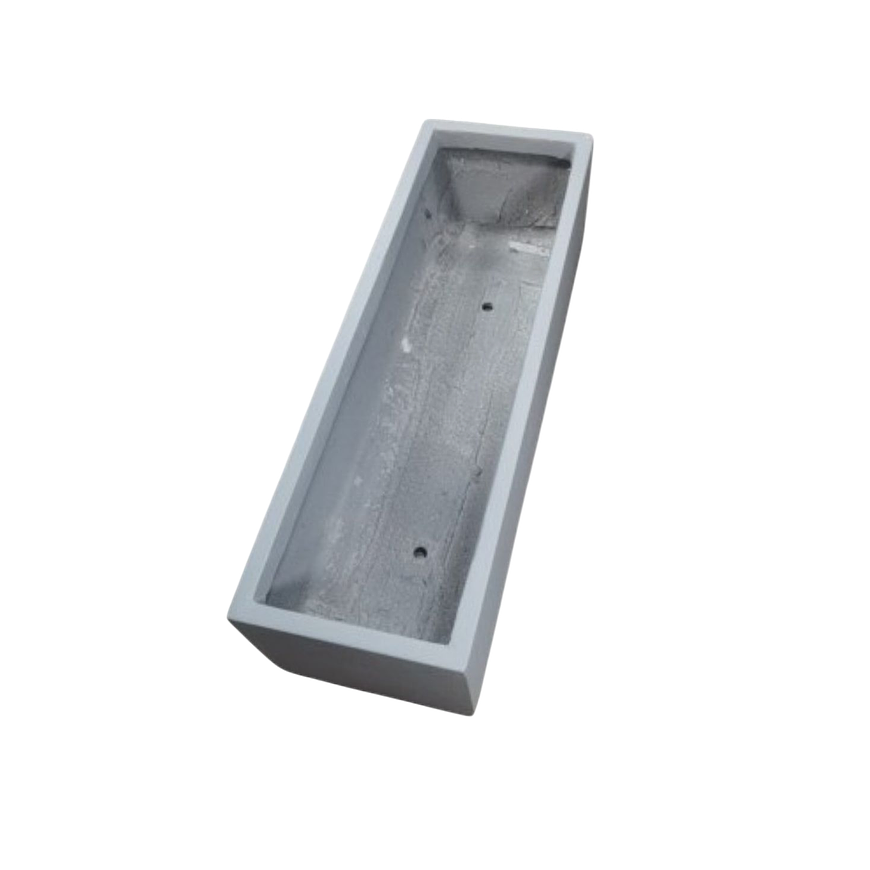  JARDINERA FIBROCEMENTO MOD 1  Largo: 120cm Ancho: 40cm Alto: 30cm  2