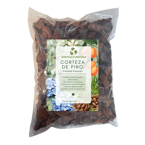Corteza de pino premium 5 litros (Seleccionada y sin impurezas) 3