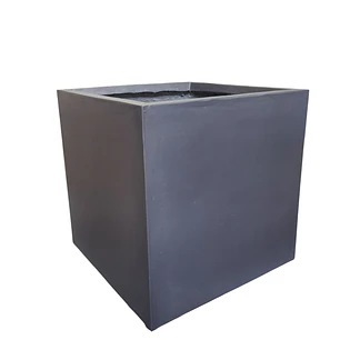 MACETERO FIBROCEMENTO CUBO Ancho: 65cm Alto: 65cm