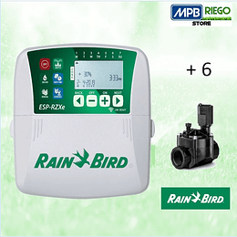 Kit Riego Automatico RZXe 6 Zonas (interior) - Rain Bird