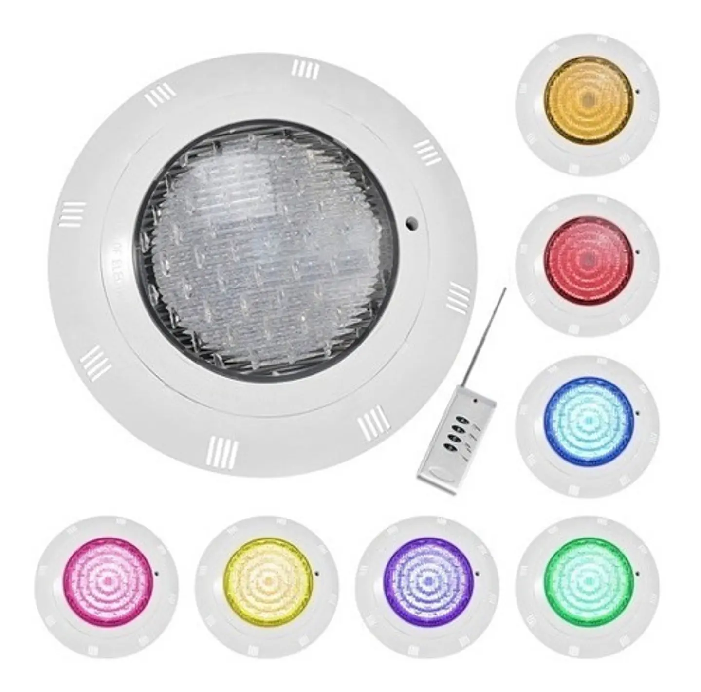 Foco Led Color Sobrepuesto 18w/12v Con Ctr Remoto - Vulcano 4