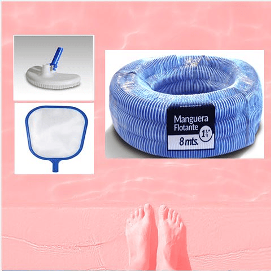 Kit Mantencion Piscina Basico Pesado - Vulcano