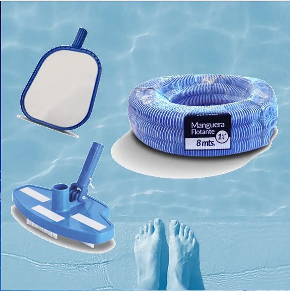 Kit Mantencion Piscina Todo en Uno Ovalado - Vulcano 1