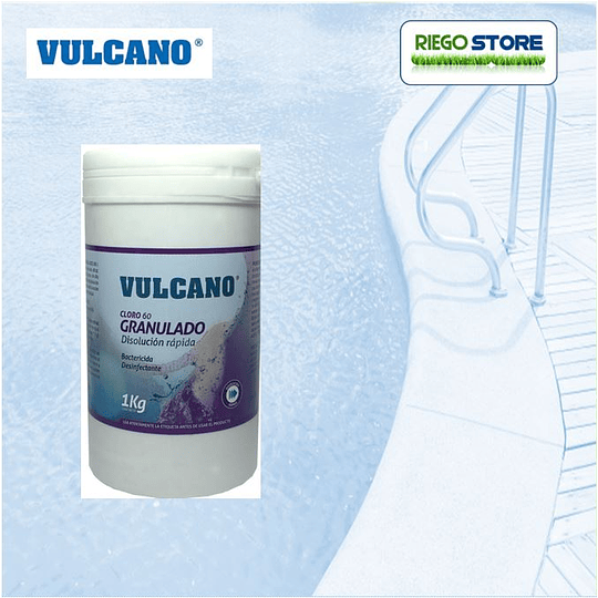 Cloro Granulado 1 Kg 60% - Vulcano