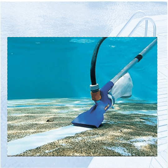 Limpiafondo Venturi para piscinas sobre nivel con mango 1,2 m - Vulcano