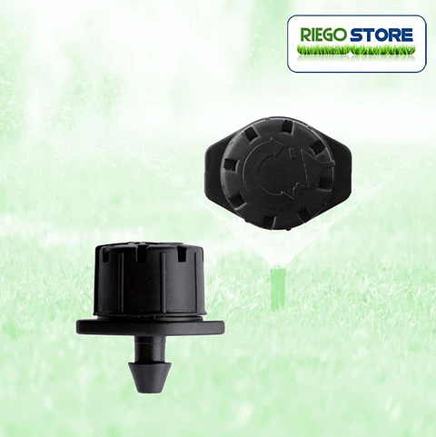 Gotero Boton Regulable 0 - 40  L/H - (Negro) - Irritec