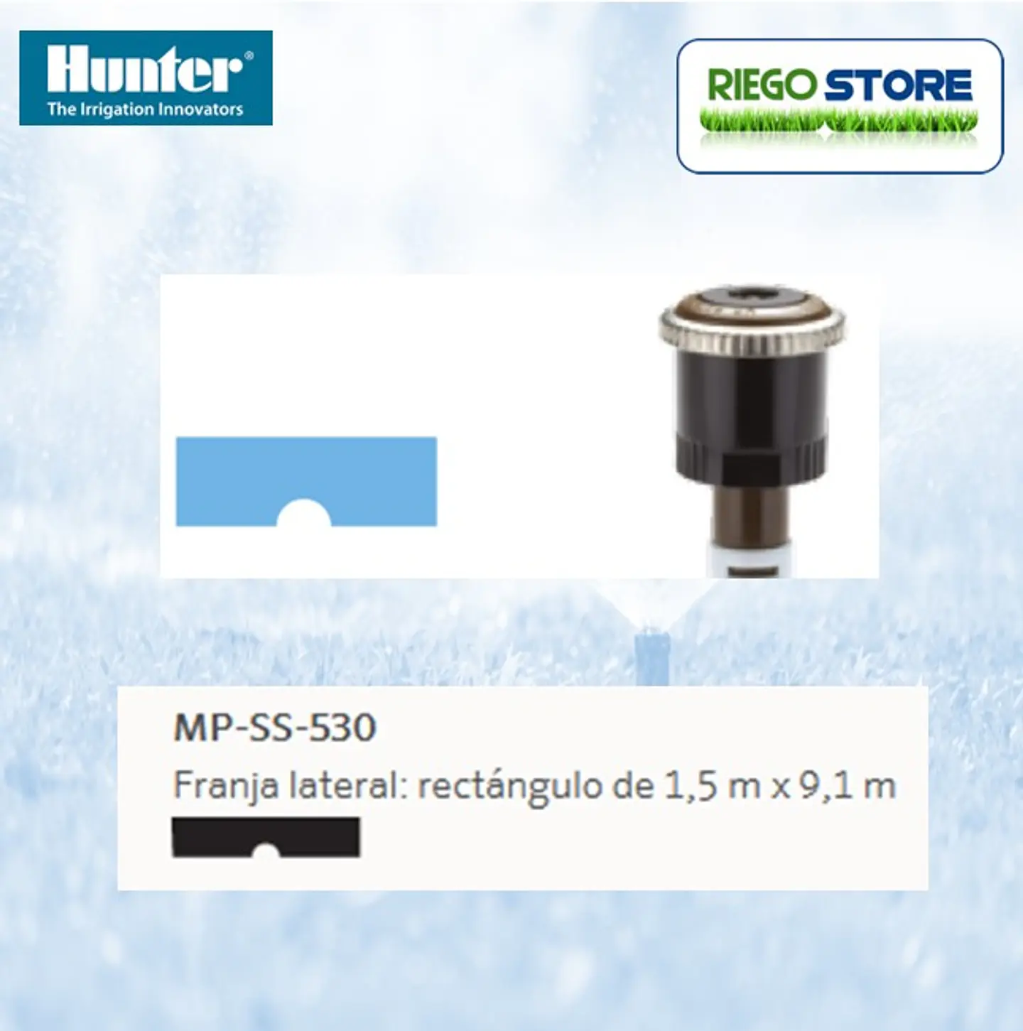 Boquilla MP Franja SS-530 Lateral; R: 1,5 a 9,1M - Hunter 2