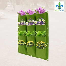 Bolsa para jardin vertical 12 Bolsillos 