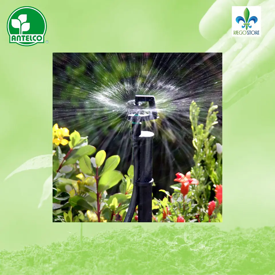 Micro Aspersor Rotor Spray Base Azul 42  L/H Azul - dia 5.4 mts - Antelco 2