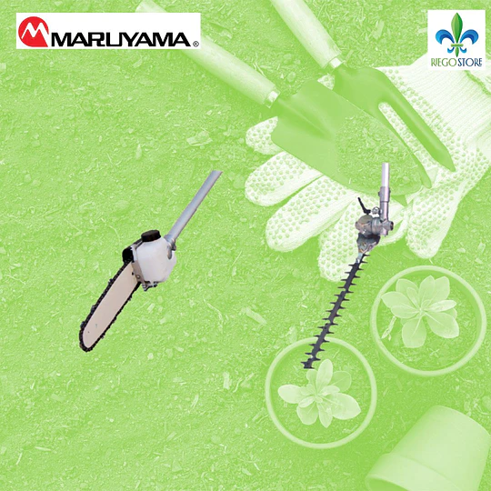 Multifuncional Modular M270QC Soporta 4 Accesorios (Cuchilla, Cultiv, Cta Seto, Podador) - Maruyama