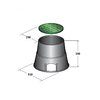 Caja de Valvula Conica Grande 250 mm - Irritec