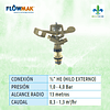 Aspersor De Impacto XF1001-04 Bonce, FC (360°), 1/2 HE - 13m - FlowMak