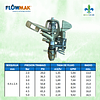 Aspersor De Impacto XF1021 Bronce 3/4 PC - 20 mts - FlowMak