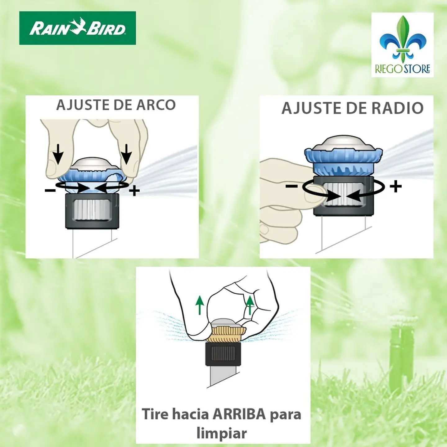 Boquilla Rotatoria R-Van 18 360 - (4.0 a 5.5 m) - Rain Bird 4