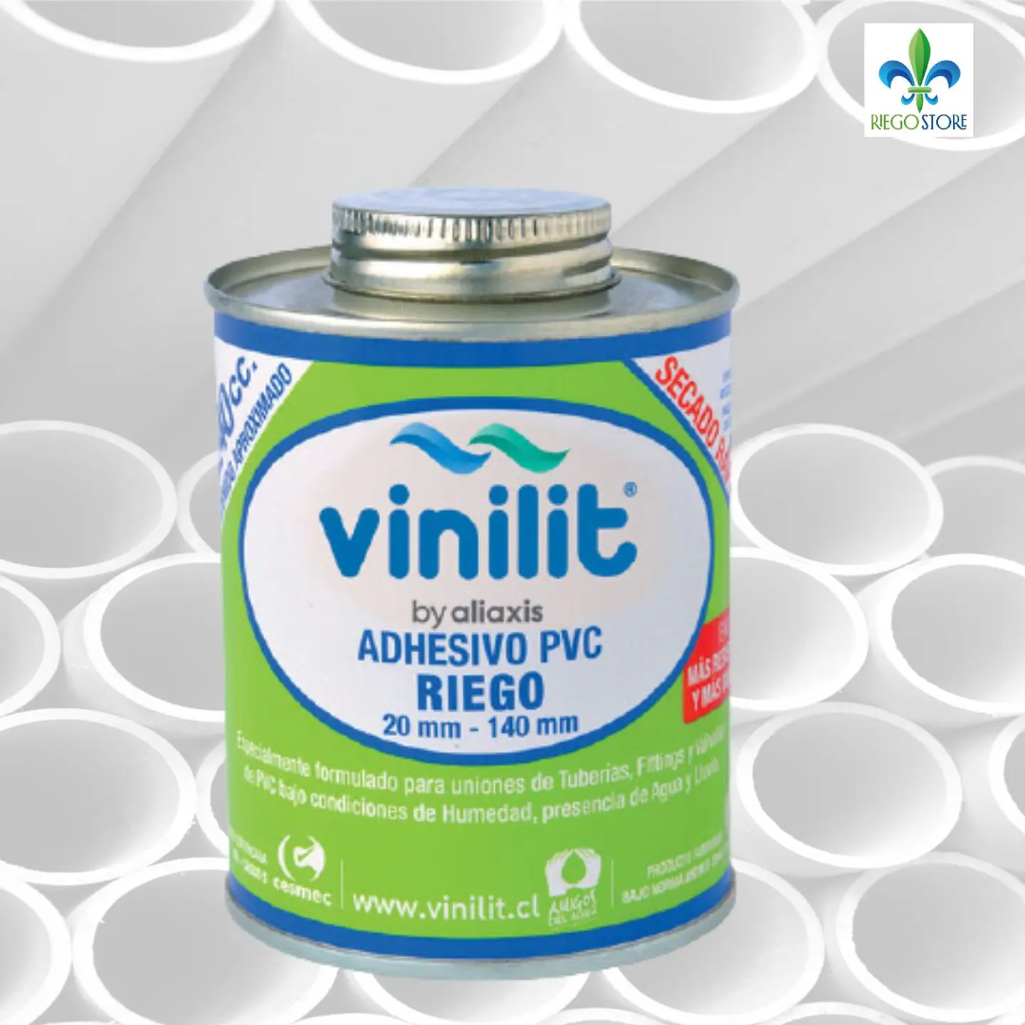 Adhesivo PVC Humedad Secado Rapido Riego 240 ml - Vinilit 1