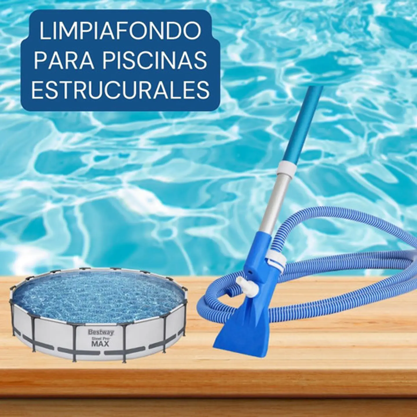 Limpiafondo Piscinas Estructurales Sobre Nivel  Vulcano 1