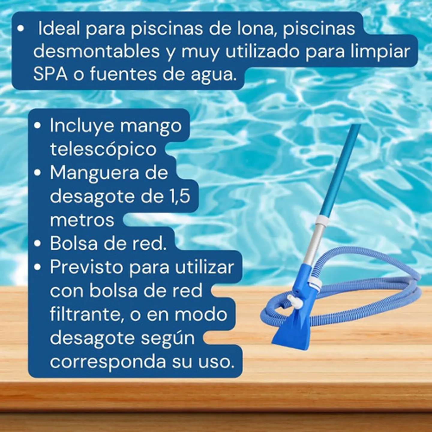 Limpiafondo Piscinas Estructurales Sobre Nivel  Vulcano 2