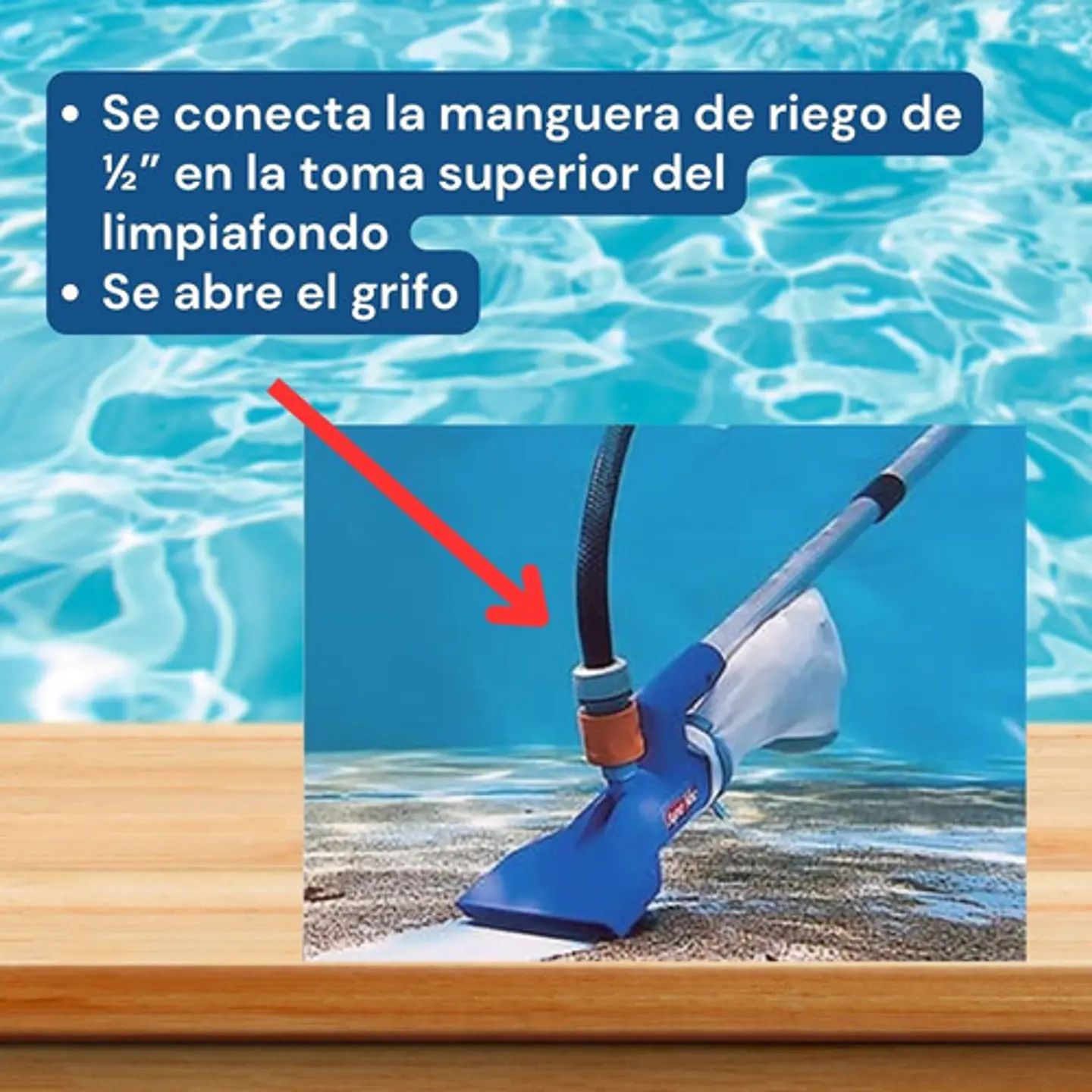 Limpiafondo Piscinas Estructurales Sobre Nivel  Vulcano 3