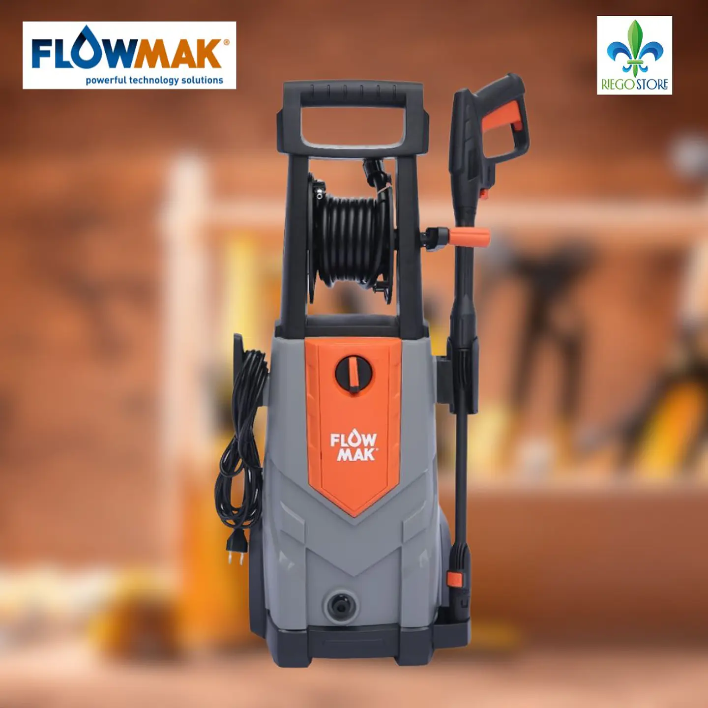 Hidrolavadora 90-135 BAR 1800W 6.0L/MIN - Flowmak 1