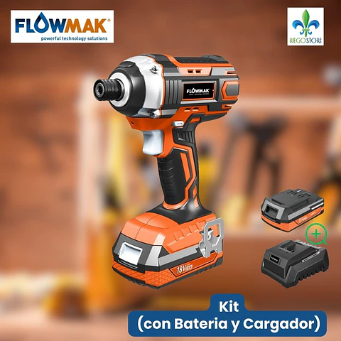 Atornillador Impacto 1/4" CW-LO318E KIT 18v con bat y carg