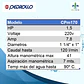  Bomba Centrifuga CPm 170 1.50 HP Q 120 l/m - Pedrollo  - Miniatura 4
