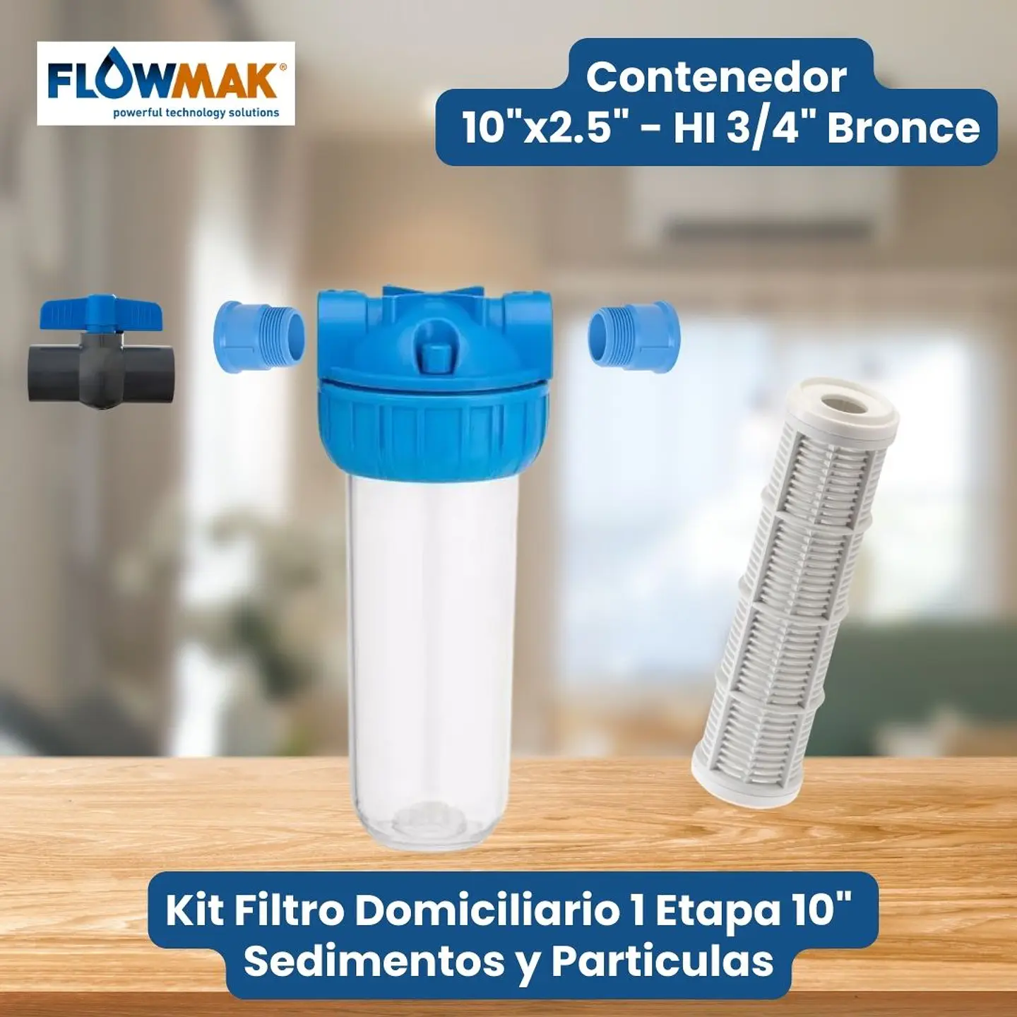 Kit Filtro Domiciliario 1 Etapa 10