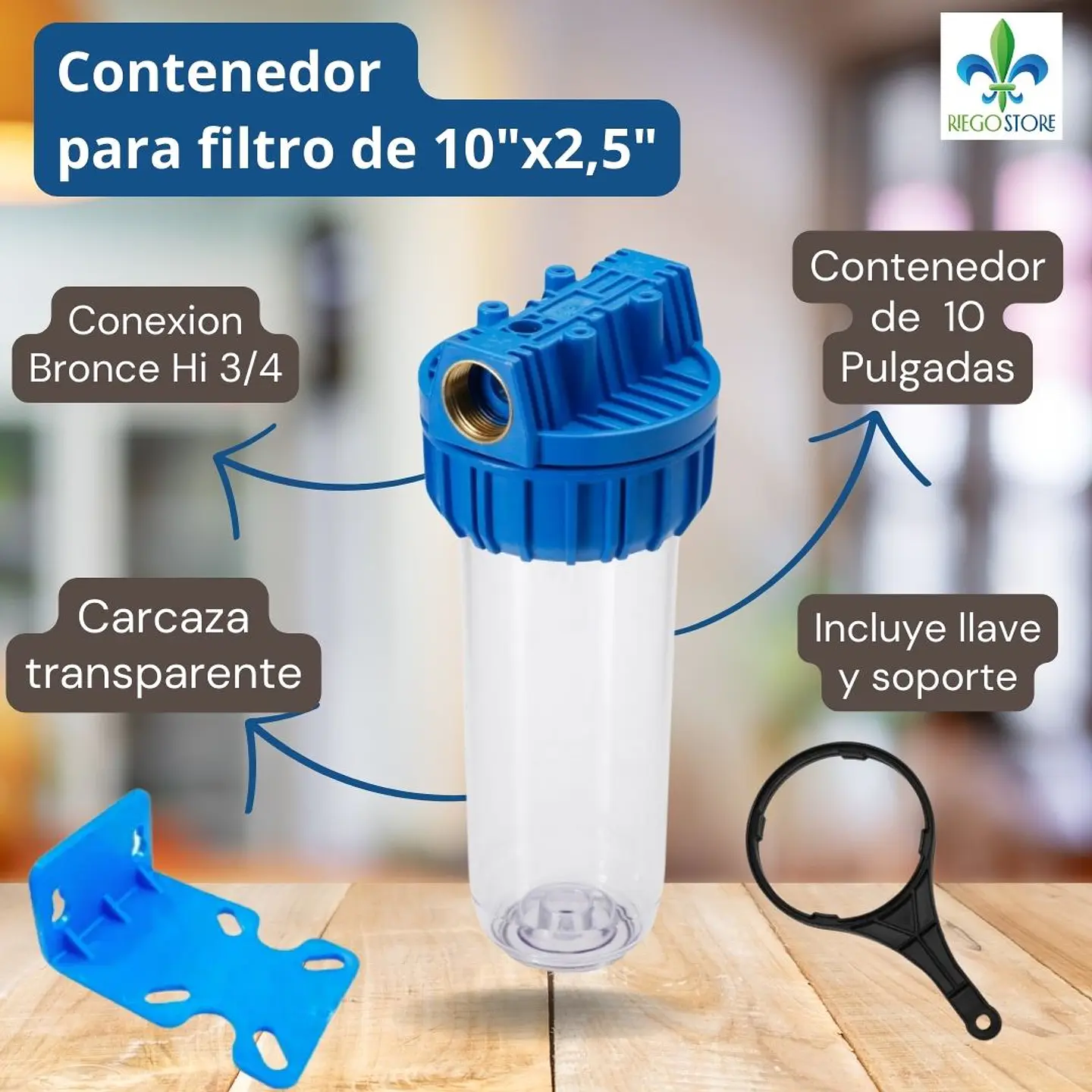 Kit Filtro Domiciliario 1 Etapa 10