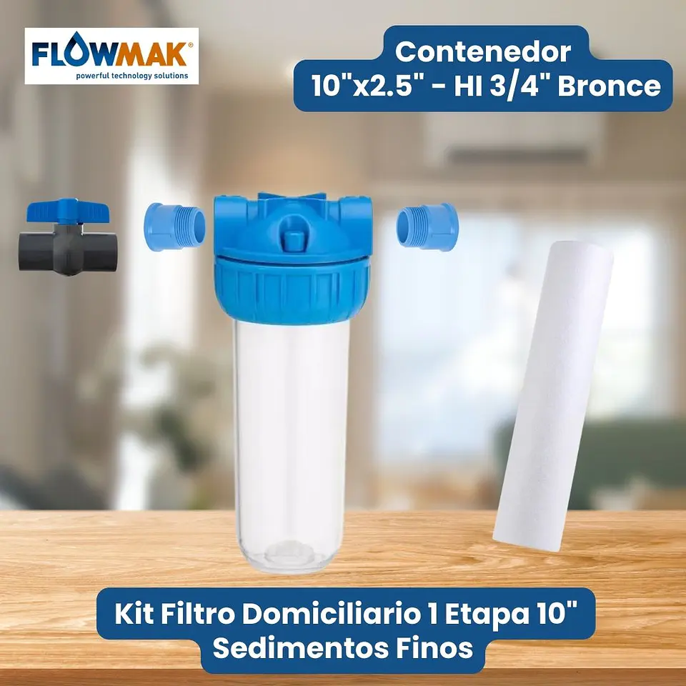 Kit Filtro Domiciliario 1 Etapa 10