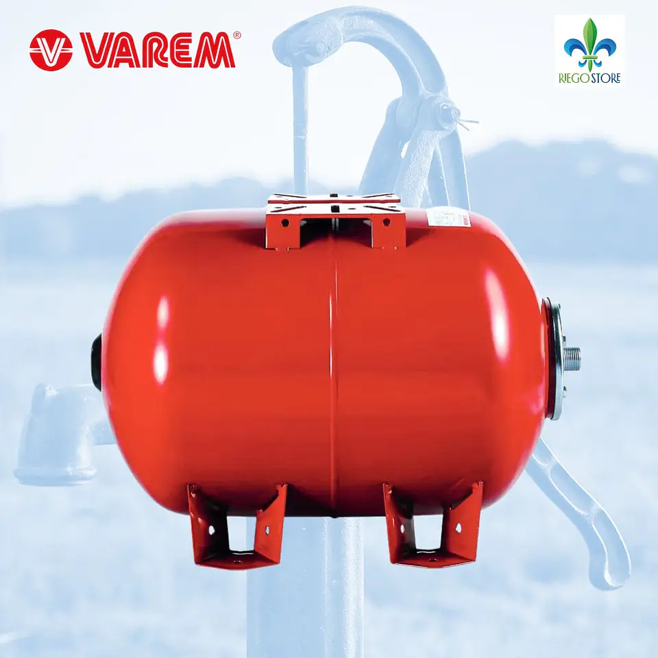 Estanque Hidroneumatico 60 lts horizontal 10BAR 1' - Varem 1