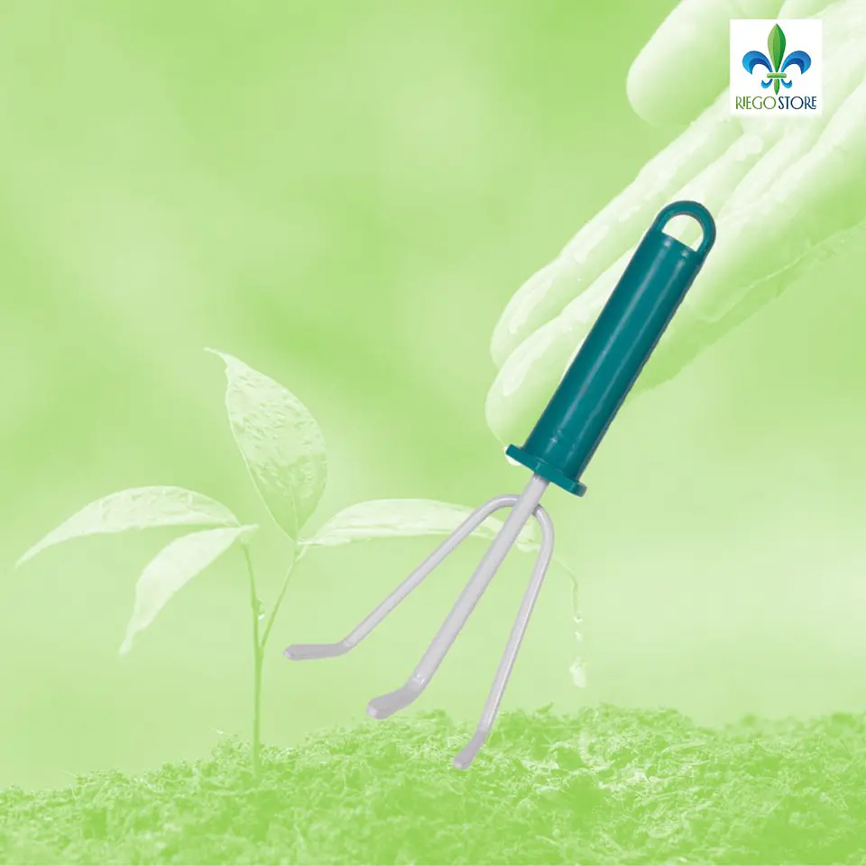 Herramienta Jardin Cultivador Mango Plastico 608A - GS 1