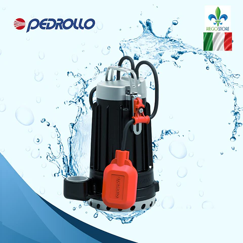 Bomba Sum  Drenaje DC 30-N Agua Lig sucias 1.5HP - Pedrollo