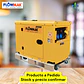 Generadores Diesel LDG8000S-JM 220V 6KW INS - FlowMak - Miniatura 2