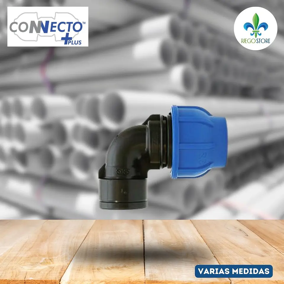 Codo Rosca Azul - 90° - HI - 16 a 110 1