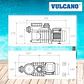 Bomba Piscina Premium BAE  0.50 HP Motor Italiano Vulcano - Miniatura 4