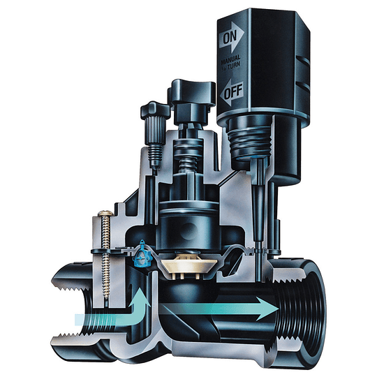 válvula sin solenoide 100 DV 1' s/cf Rain bird