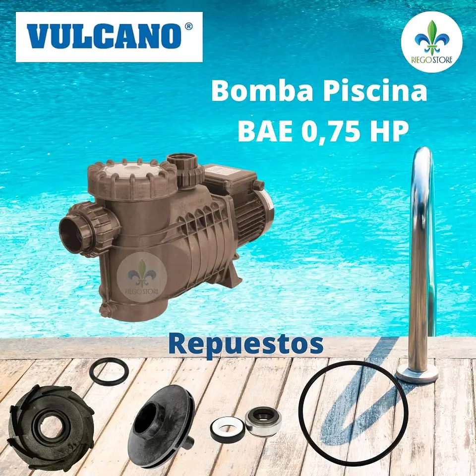 Kit Impulsion y Sello Mecanico BAE 0.75 HP - Vulcano 1