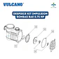 Kit Impulsion y Sello Mecanico BAE 0.75 HP - Vulcano - Miniatura 2
