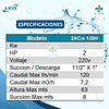 Bomba Centrifuga 2 impulsores 2ACm 150 2.0 HP 220v - LEO