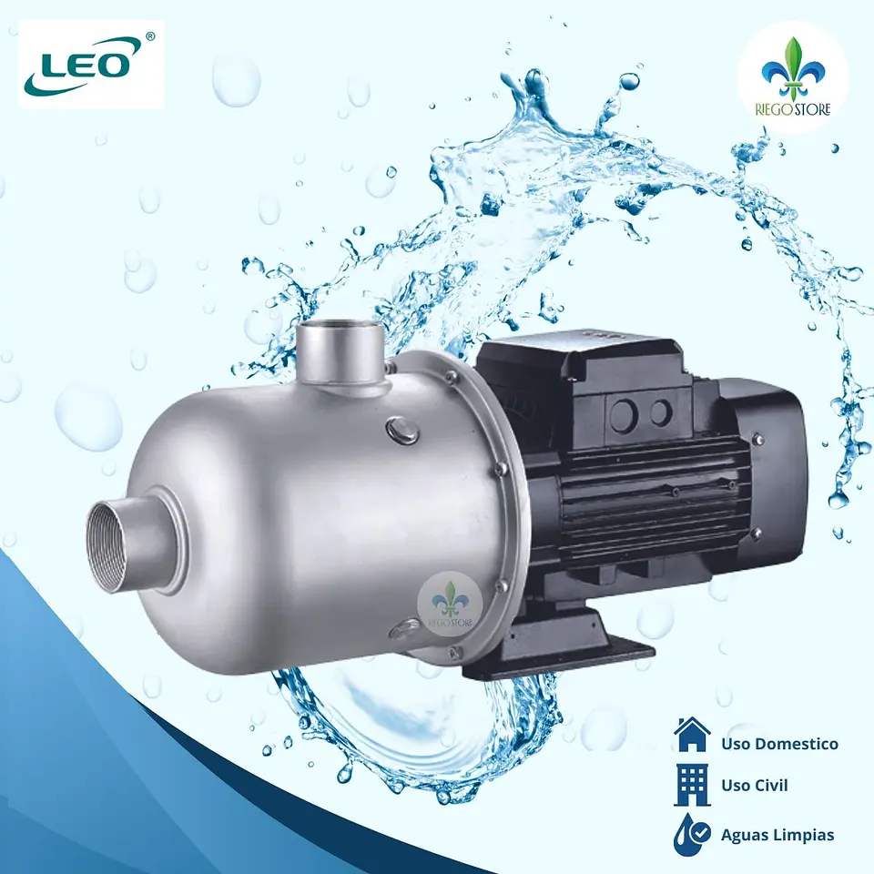 Bomba multietapa inox EDH(M)4-20 0.75 HP - LEO 4
